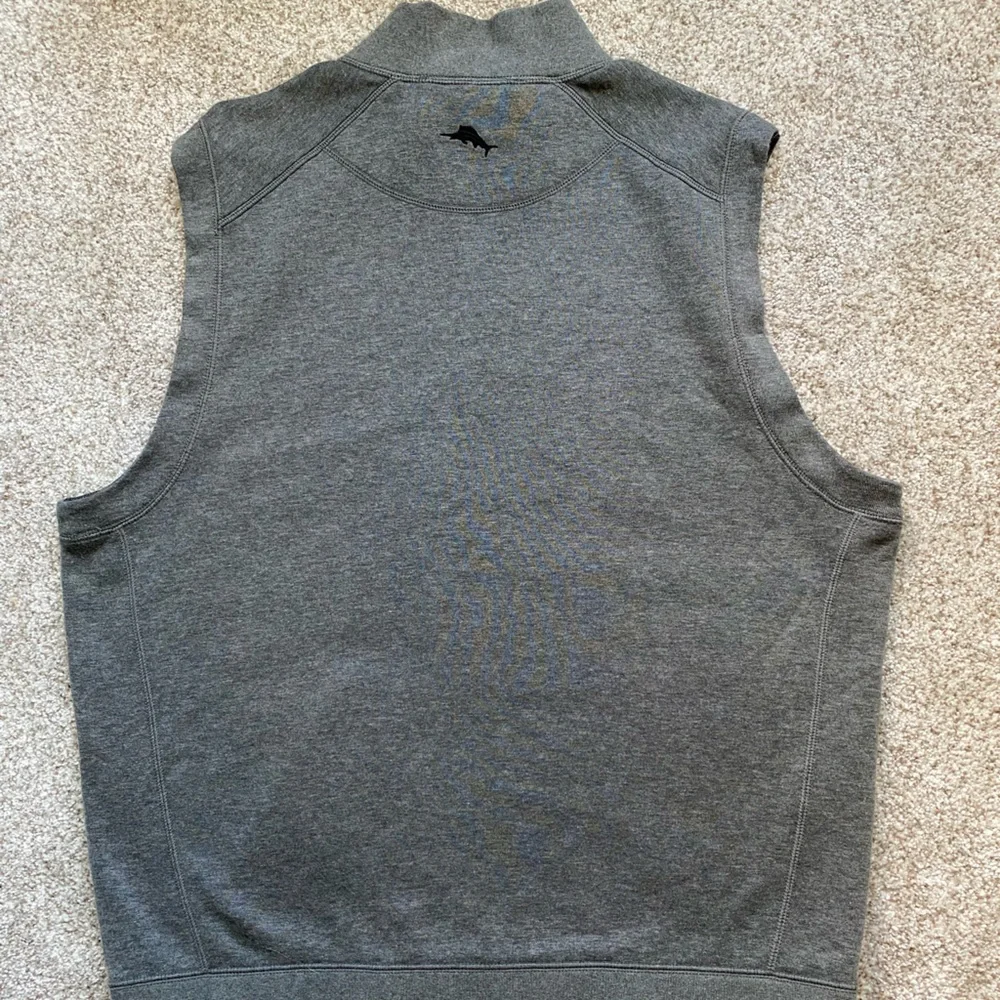 Men’s Tommy Bahama Reversible Gray Zip Vest